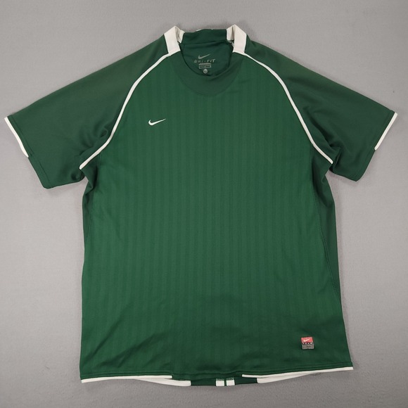 Nike Other - Vintage Y2k Nike Team Soccer Jersey Green White L Blokecore Euro